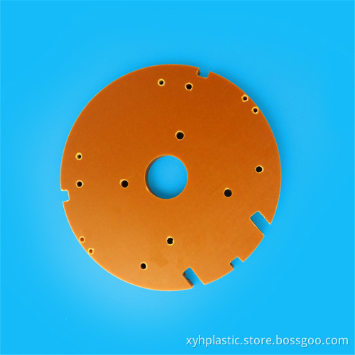 Orange Electrical and mechanical parts of bakelite plate